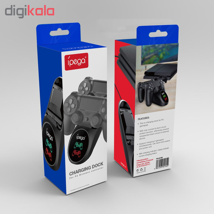 پایه شارژ دسته PS4 آی پگا مدل pg-9180