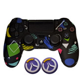 محافظ دسته پلی استیشن 4 طرح اشکال هندسی مدل Shapes PS4317 به همراه روکش آنالوگ