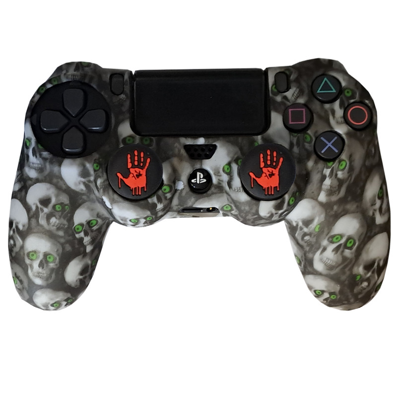 محافظ دسته پلی استیشن 4 مدل SKULL PS4111 به همراه روکش آنالوگ