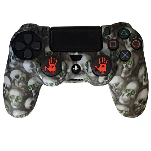 محافظ دسته پلی استیشن 4 مدل SKULL PS4111 به همراه روکش آنالوگ