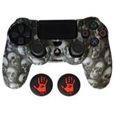 محافظ دسته پلی استیشن 4 مدل SKULL PS4111 به همراه روکش آنالوگ