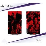 برچسب کنسول پلی استیشن 5 اسلیم طرح بتمن مدل SKIN SLIM PS518 BATMAN