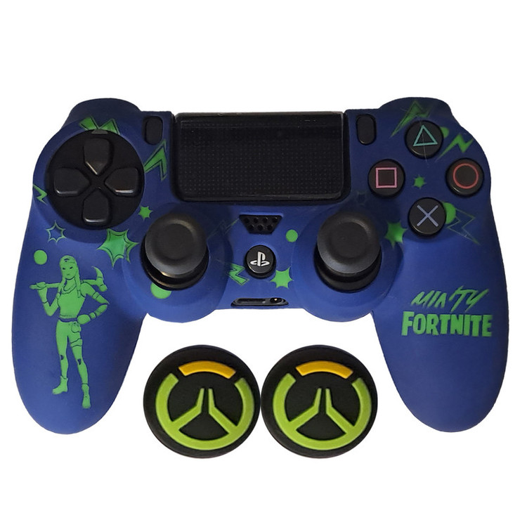 محافظ دسته پلی استیشن 4 مدل Fortnite PS4276 به همراه روکش آنالوگ