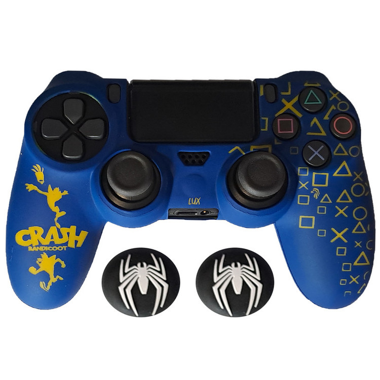 محافظ دسته پلی استیشن 4 مدل CRASH PS4210 به همراه روکش آنالوگ