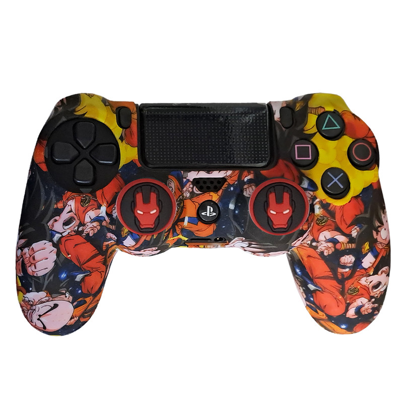 محافظ دسته پلی استیشن 4 مدل Dragon Ball PS4298 به همراه روکش آنالوگ