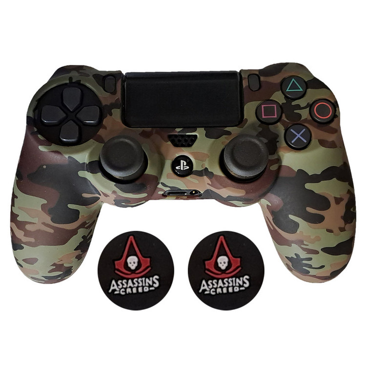 محافظ دسته پلی استیشن 4 طرح ارتشی مدل Army PS4262 به همراه روکش آنالوگ