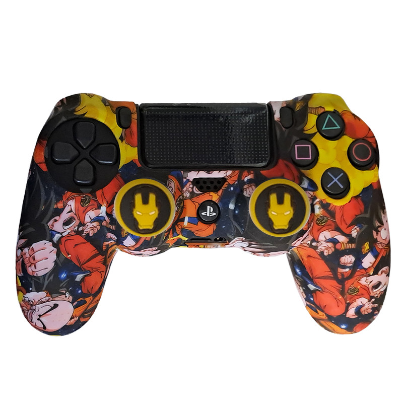 محافظ دسته پلی استیشن 4 مدل Dragon Ball PS4299 به همراه روکش آنالوگ