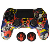 محافظ دسته پلی استیشن 4 طرح جمجمه مدل SKULL PS4118 به همراه روکش آنالوگ