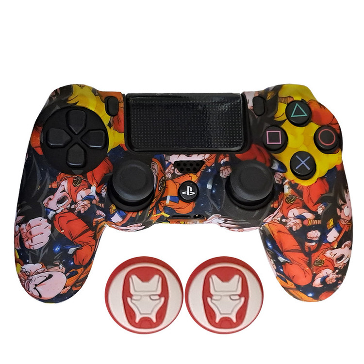 محافظ دسته پلی استیشن 4 مدل Dragon Ball PS4300 به همراه روکش آنالوگ