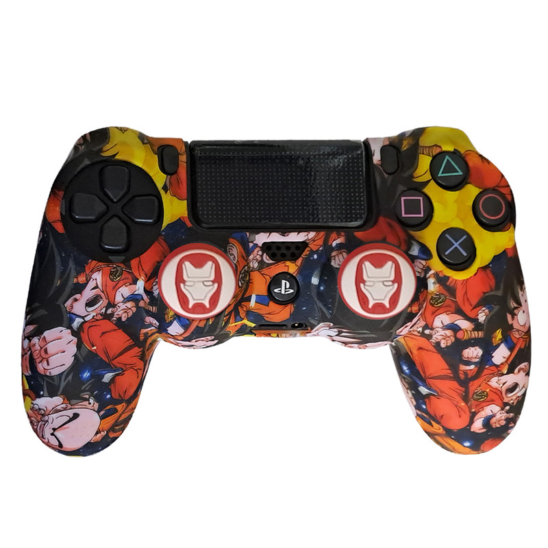 محافظ دسته پلی استیشن 4 مدل Dragon Ball PS4300 به همراه روکش آنالوگ