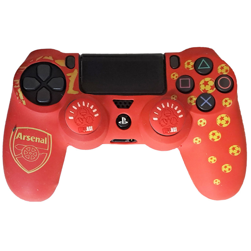 محافظ دسته پلی استیشن 4 طرح آرسنال مدل Arsenal PS4321 به همراه روکش آنالوگ