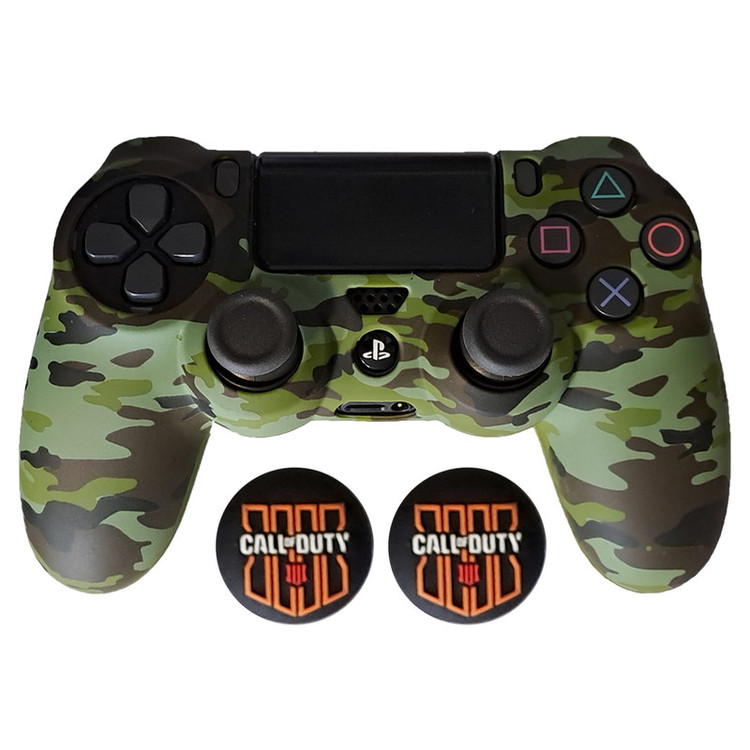 محافظ دسته پلی استیشن 4 مدل Army PS4146 به همراه روکش آنالوگ