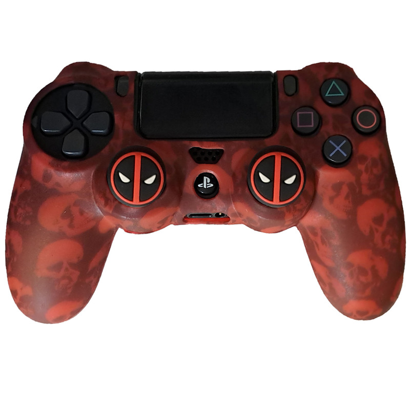 محافظ دسته پلی استیشن 4 مدل SKULL PS4087 به همراه روکش آنالوگ