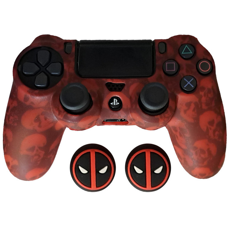 محافظ دسته پلی استیشن 4 مدل SKULL PS4087 به همراه روکش آنالوگ