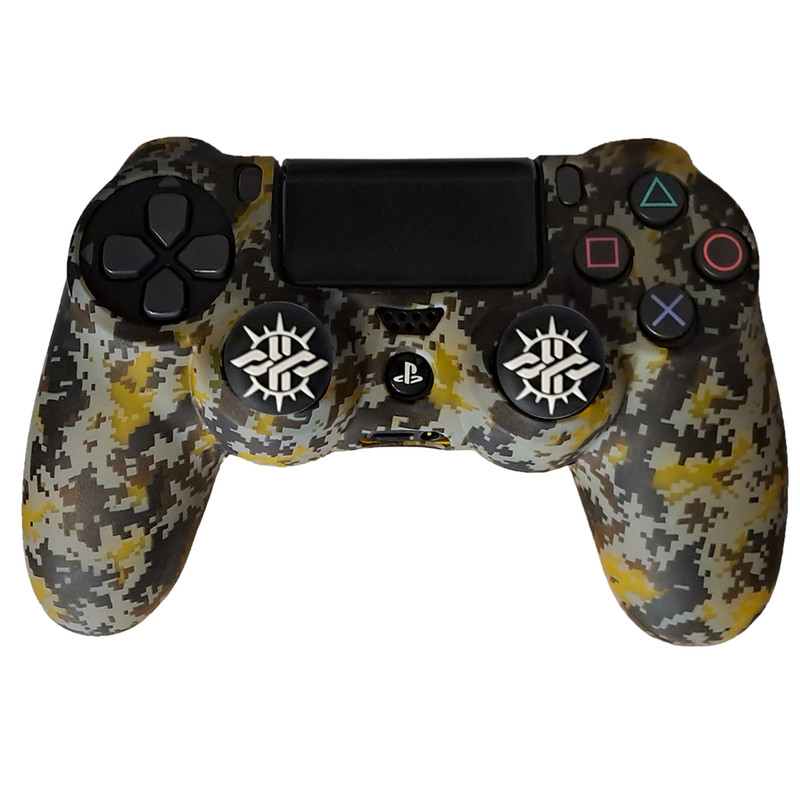 محافظ دسته پلی استیشن 4 مدل Army PS4145 به همراه روکش آنالوگ