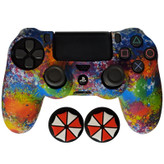 محافظ دسته پلی استیشن 4 مدل Painting PS4125 به همراه روکش آنالوگ