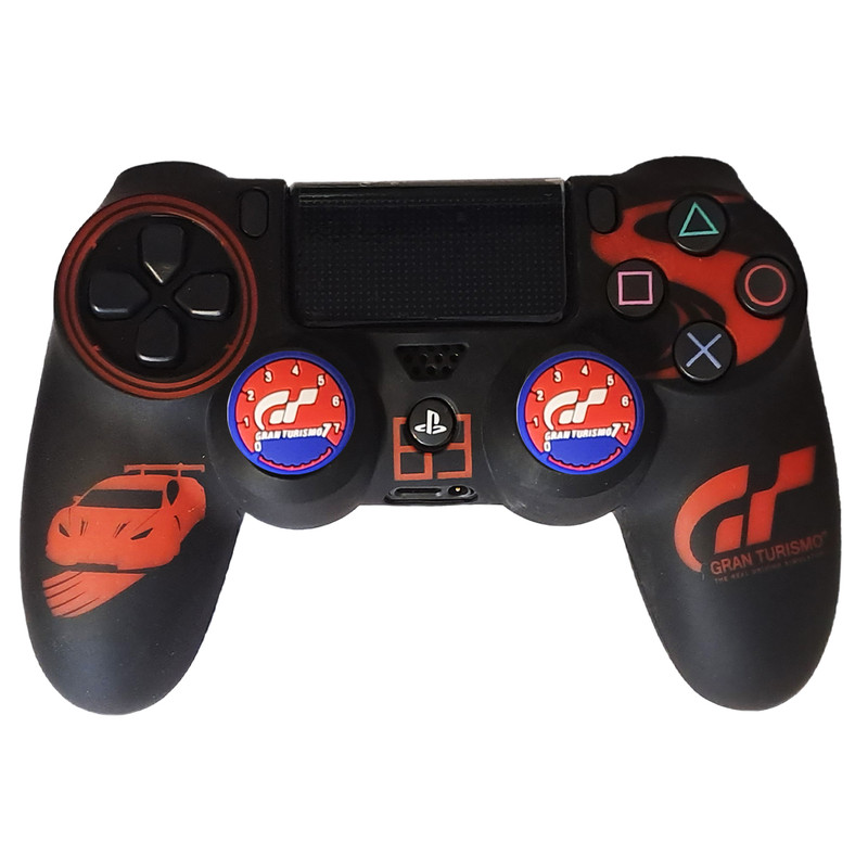 محافظ دسته پلی استیشن 4 مدل Gran turismo PS4272 به همراه روکش آنالوگ