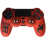 محافظ دسته پلی استیشن 4 مدل REDDEAD PS4096 به همراه روکش آنالوگ
