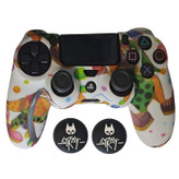 محافظ دسته پلی استیشن 4 مدل Clown PS4177 به همراه روکش آنالوگ