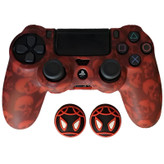 محافظ دسته پلی استیشن 4 مدل SKULL PS4086 به همراه روکش آنالوگ