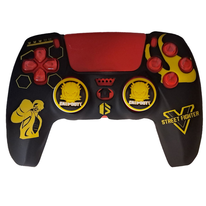 محافظ دسته بازی پلی استیشن 5 مدل STREET FIGHTER PS5225 به همراه روکش آنالوگ
