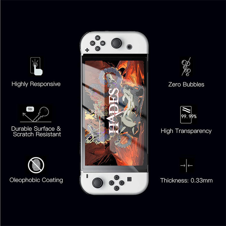 محافظ صفحه نمایش کنسول نینتندو سوییچ اولد مدل glass screen pro premium