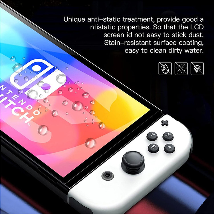 محافظ صفحه نمایش کنسول نینتندو سوییچ اولد مدل glass screen pro premium