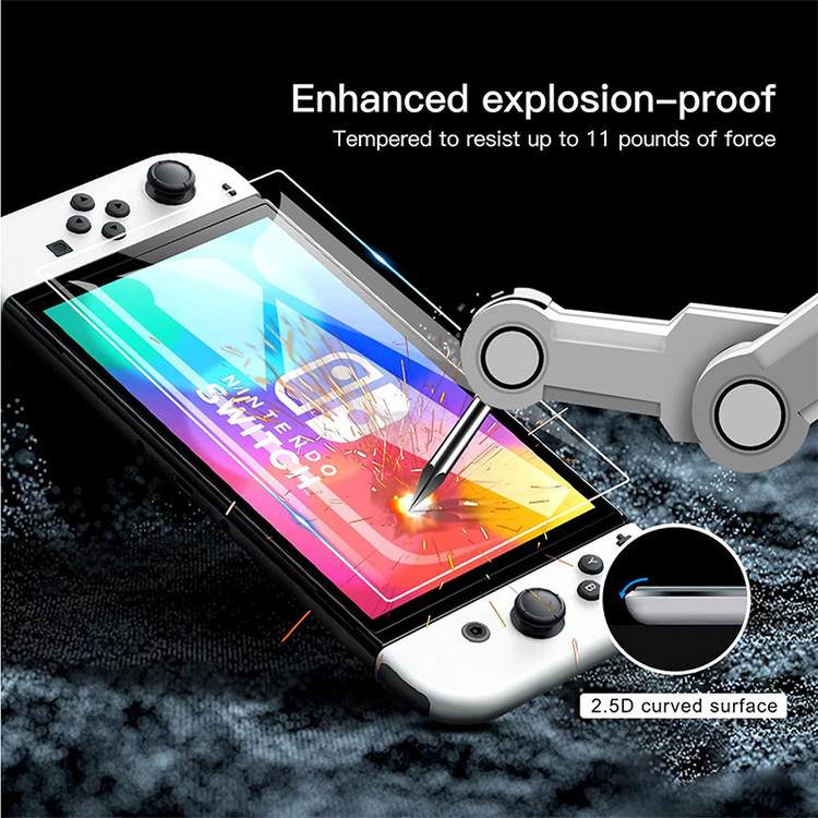 محافظ صفحه نمایش کنسول نینتندو سوییچ اولد مدل glass screen pro premium