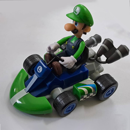 فیگور لوئیجی با ماشین عقب کش مدل luigi car