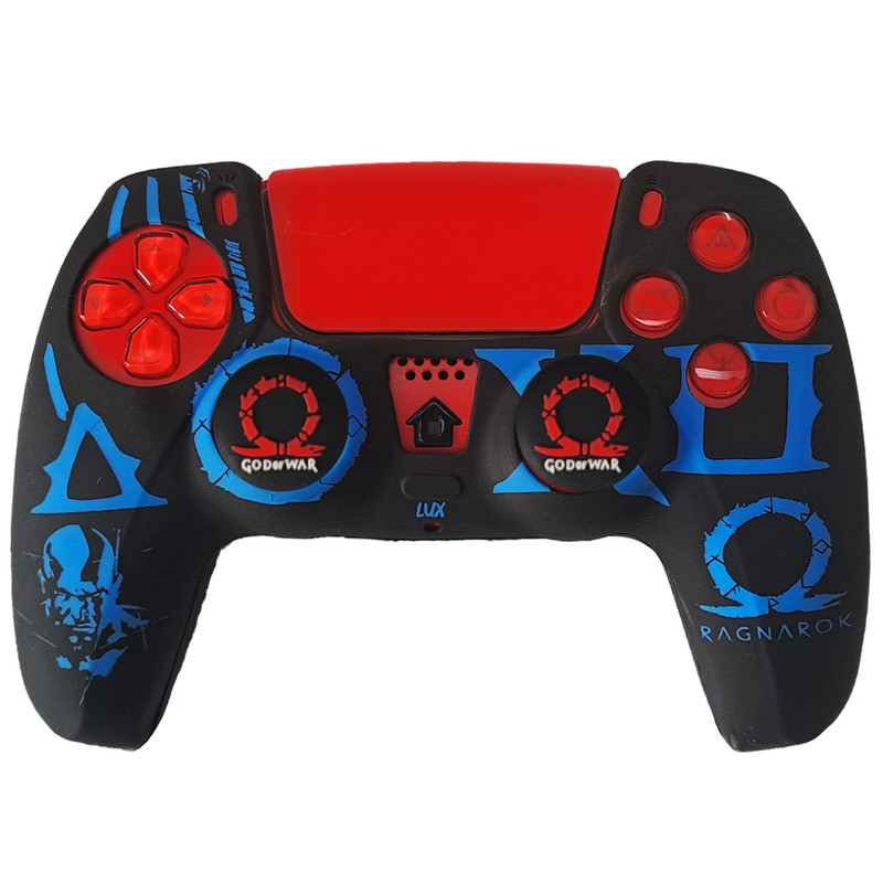 محافظ دسته بازی پلی استیشن 5 مدل God of war PS5443 به همراه روکش آنالوگ