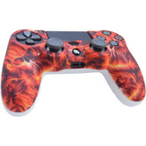 محافظ دسته پلی استیشن 4 طرح جمجمه مدل Fire PS4335 به همراه روکش آنالوگ