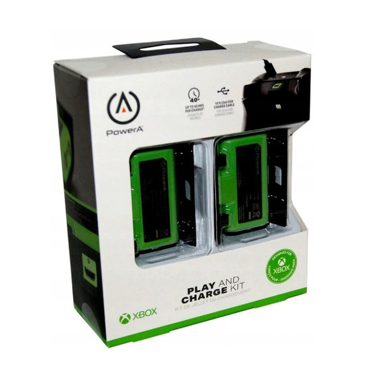 باتری قابل شارژ دسته بازی xbox s/x/one پاور ای مدل power A Charge Kit مجموعه 2 عددی