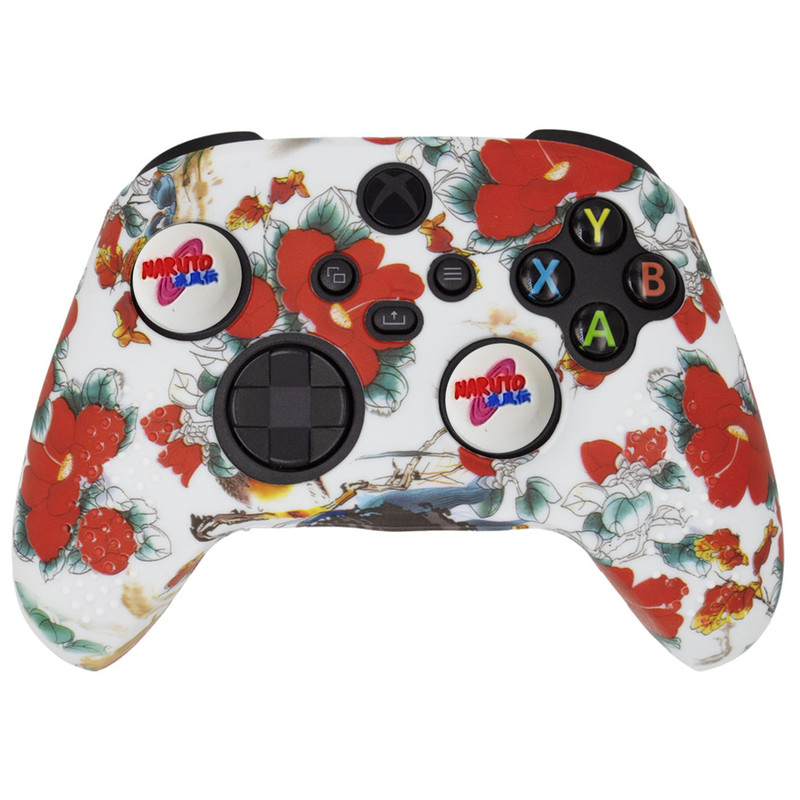 محافظ دسته ایکس باکس Series S مدل Flower XS172 به همراه روکش آنالوگ