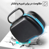 کیف حمل دسته بازی پلی استیشن 5 مدل PGTECH GP-506 به همراه روکش دسته و روکش آنالوگ