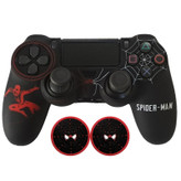 محافظ دسته پلی استیشن ۴ مدل Spiderman PS4363 به همراه روکش آنالوگ