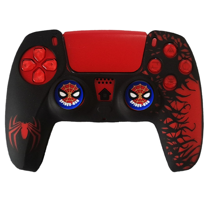 محافظ دسته بازی پلی استیشن 5 مدل Spider PS5504 به همراه روکش آنالوگ