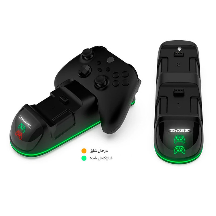 باتری و پایه شارژ ایکس باکس دابی مدل DOBE TYX-1623X مخصوص XBOX Series S/X - XBOX ONE S/X