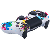 محافظ دسته پلی استیشن 4 طرح گرافیتی مدل Watercolor PS4336 به همراه روکش آنالوگ