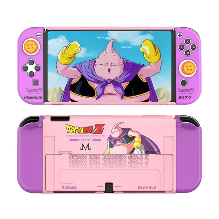 محافظ کنسول نینتندو سوییچ اولد مدل MAJIN BUU L838 به همراه کاور دسته و روکش آنالوگ