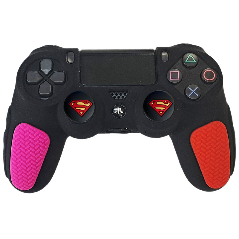 محافظ دسته پلی استیشن ۴ مدل  Anti slip PS4355 به همراه روکش آنالوگ