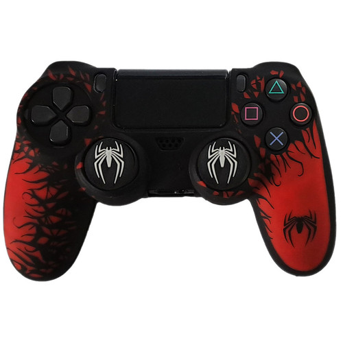 محافظ دسته پلی استیشن ۴ مدل Spider PS4369 به همراه روکش آنالوگ