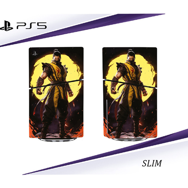 برچسب کنسول پلی استیشن 5 اسلیم طرح مورتال کمبت مدل SKIN SLIM PS521
