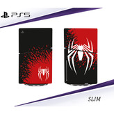 برچسب کنسول پلی استیشن 5 اسلیم طرح مرد عنکبوتی مدل SKIN SLIM PS516 SPIDER