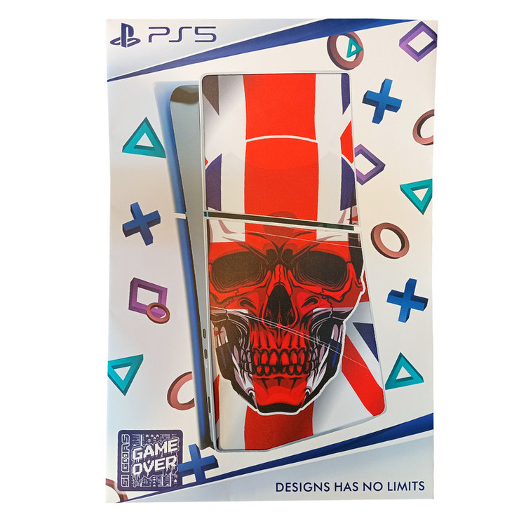 برچسب کنسول پلی استیشن 5 اسلیم طرح جمجمه مدل SKIN SLIM PS502 SKULL
