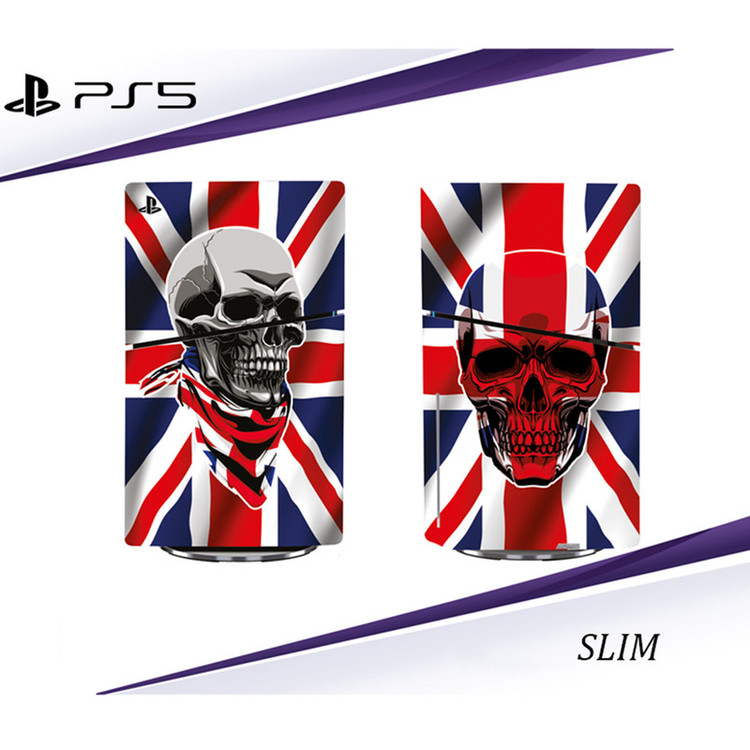برچسب کنسول پلی استیشن 5 اسلیم طرح جمجمه مدل SKIN SLIM PS502 SKULL