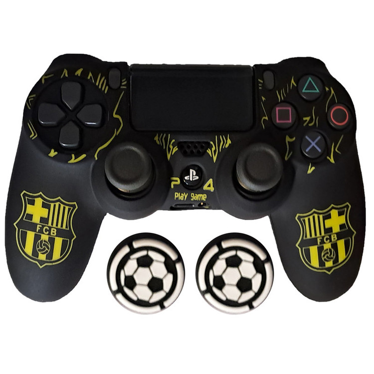 محافظ دسته پلی استیشن 4 مدل FCB PS4106 به همراه روکش آنالوگ