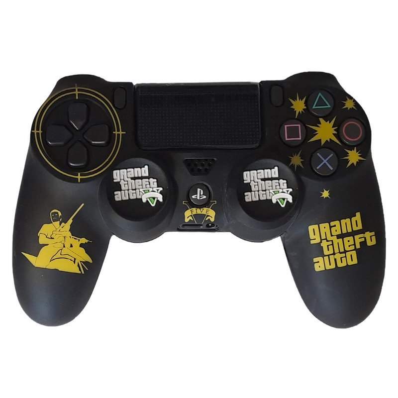 محافظ دسته پلی استیشن 4 مدل GTA PS4287 به همراه روکش آنالوگ