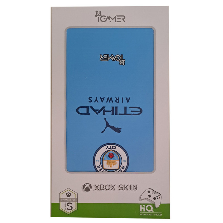 برچسب کنسول بازی XBOX S آیگیمر طرح منچستر سیتی مدل Skins006 مجموعه 3 عددی
