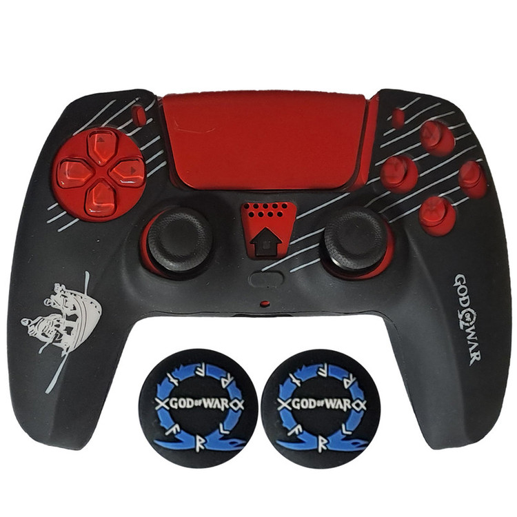 محافظ دسته بازی پلی استیشن 5 مدل GOD OF WAR PS5271 به همراه روکش آنالوگ