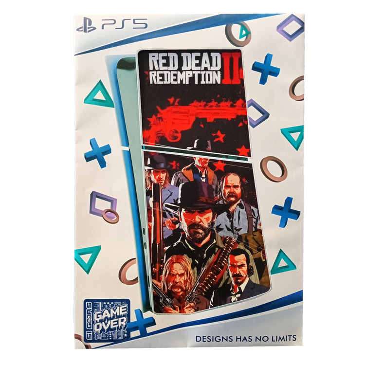 برچسب کنسول پلی استیشن 5 اسلیم طرح رد دد مدل SKIN SLIM PS504 REDDEAD